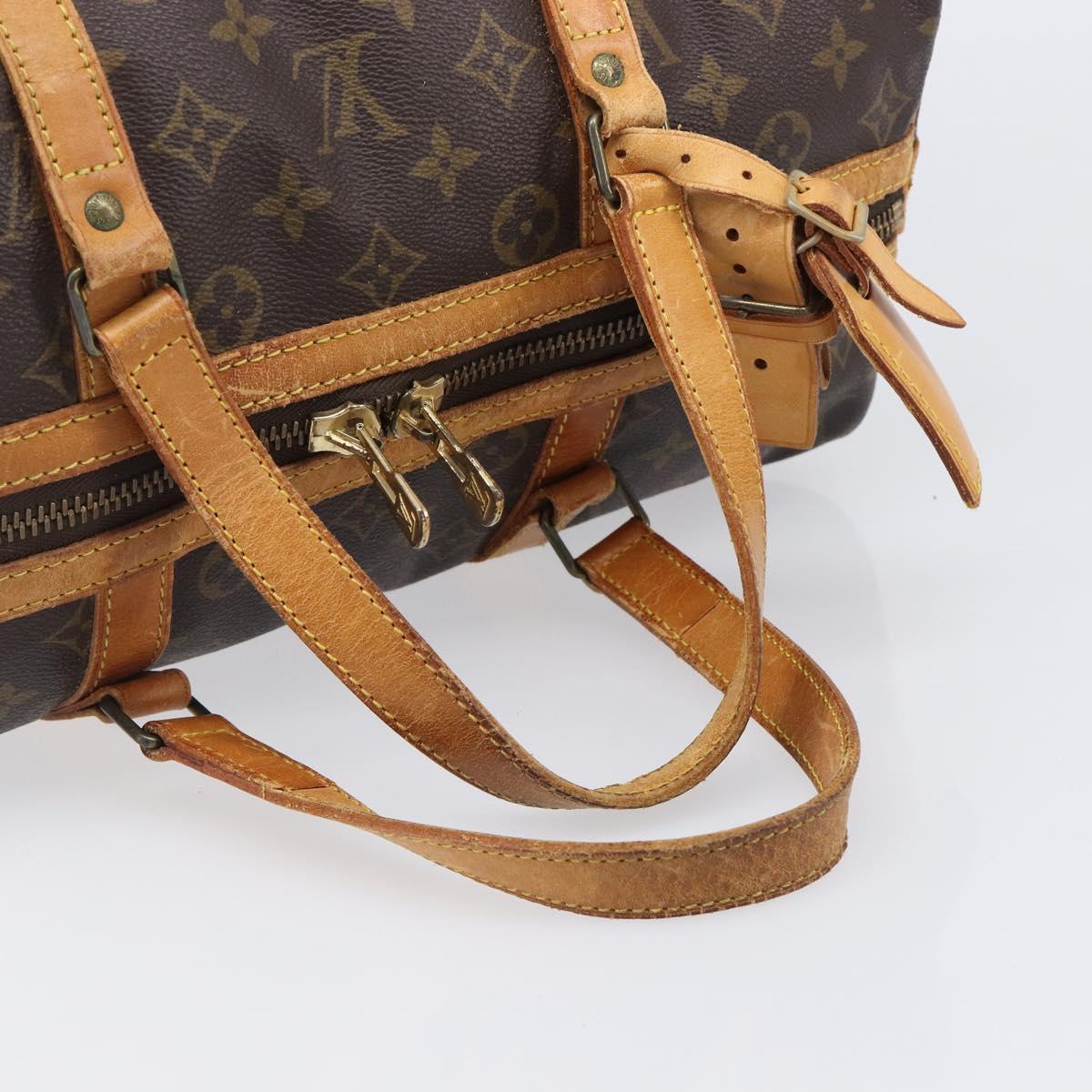 LOUIS VUITTON Monogram Sac Souple 35 Boston Bag M41626 LV Auth 201957