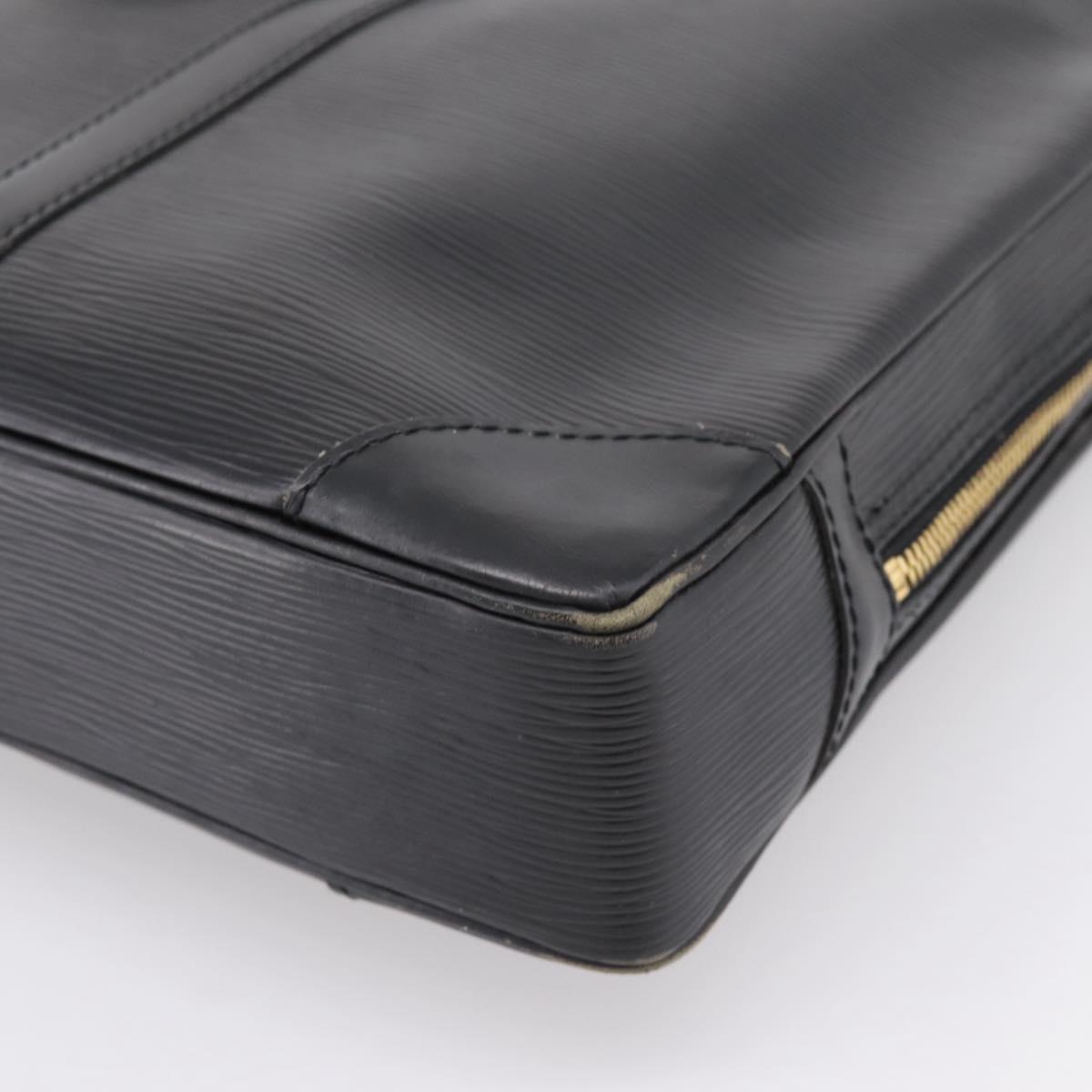 LOUIS VUITTON Epi Porte Documents Voyage Business Bag Black M40321 Auth 201958