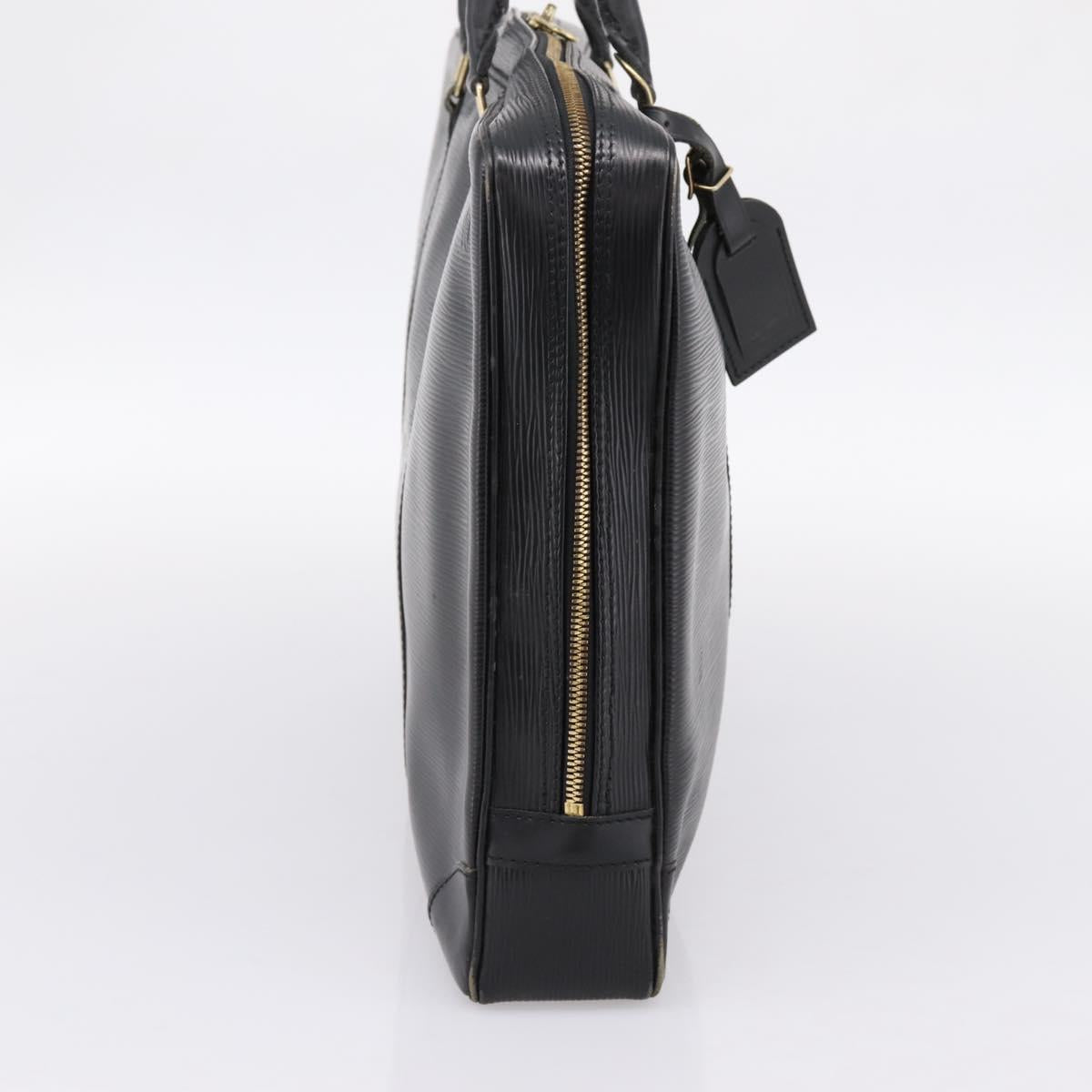 LOUIS VUITTON Epi Porte Documents Voyage Business Bag Black M40321 Auth 201958