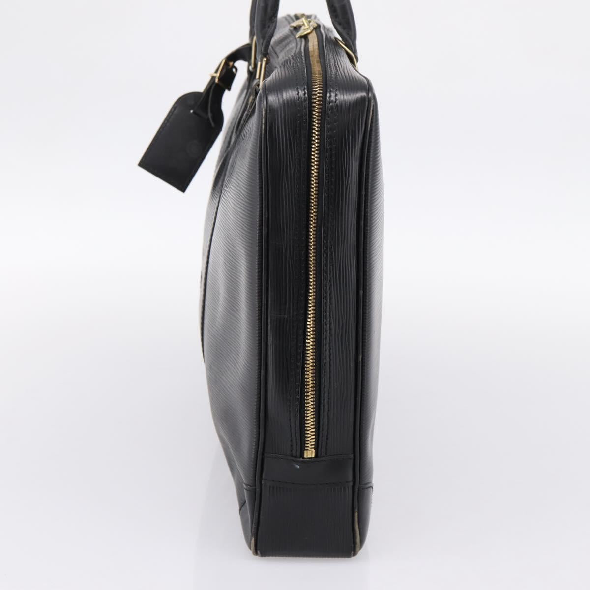 LOUIS VUITTON Epi Porte Documents Voyage Business Bag Black M40321 Auth 201958