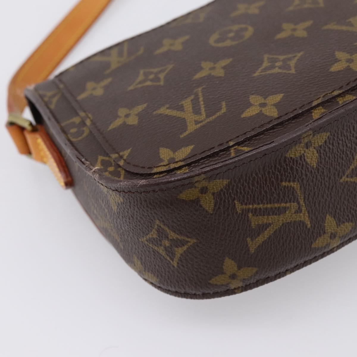 LOUIS VUITTON Monogram Saint Cloud PM Shoulder Bag M51244 LV Auth 201959A