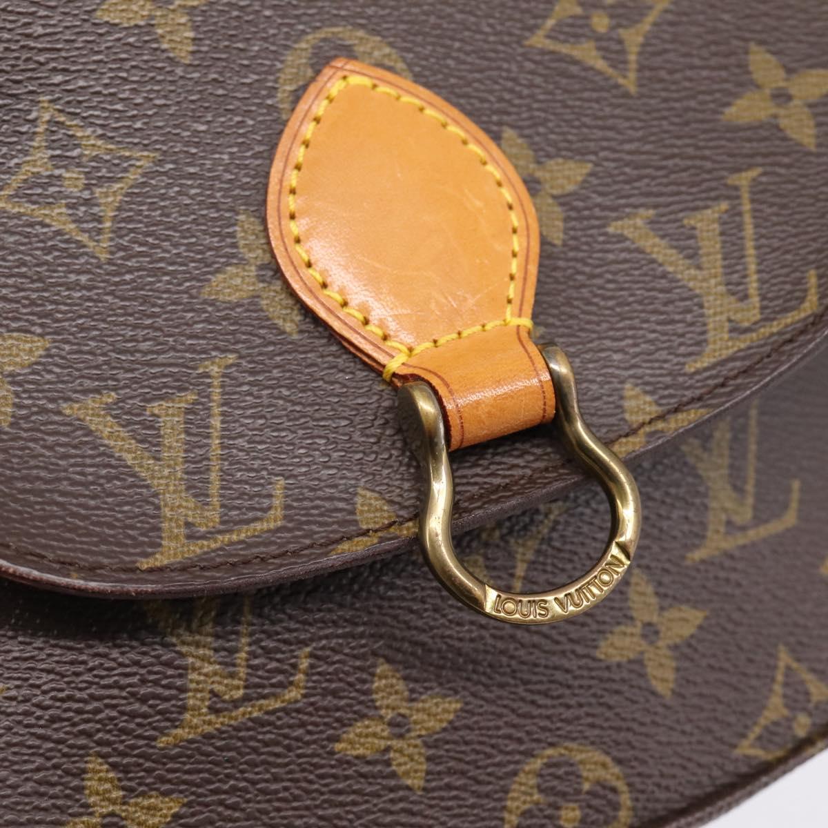 LOUIS VUITTON Monogram Saint Cloud PM Shoulder Bag M51244 LV Auth 201959A