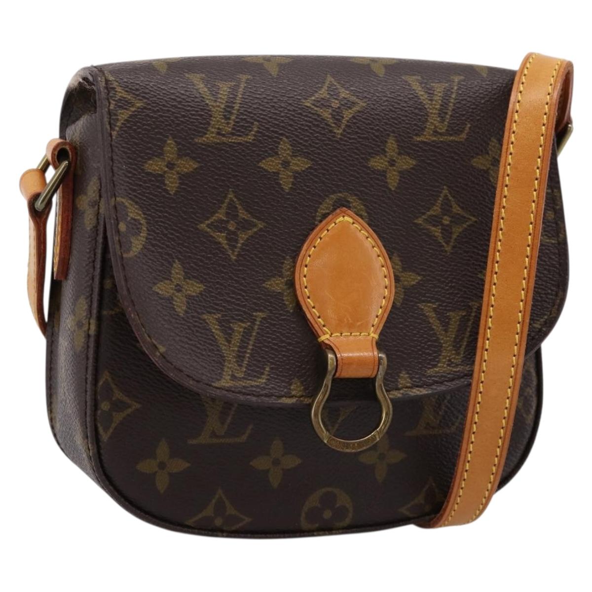 LOUIS VUITTON Monogram Saint Cloud PM Shoulder Bag M51244 LV Auth 201959A