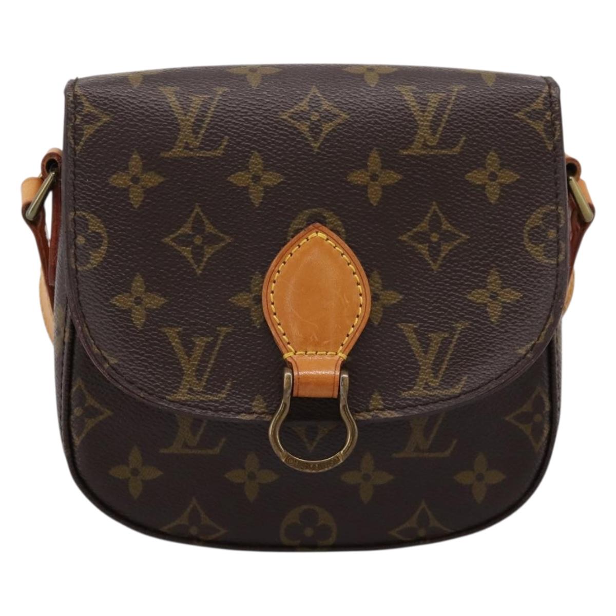 LOUIS VUITTON Monogram Saint Cloud PM Shoulder Bag M51244 LV Auth 201959A