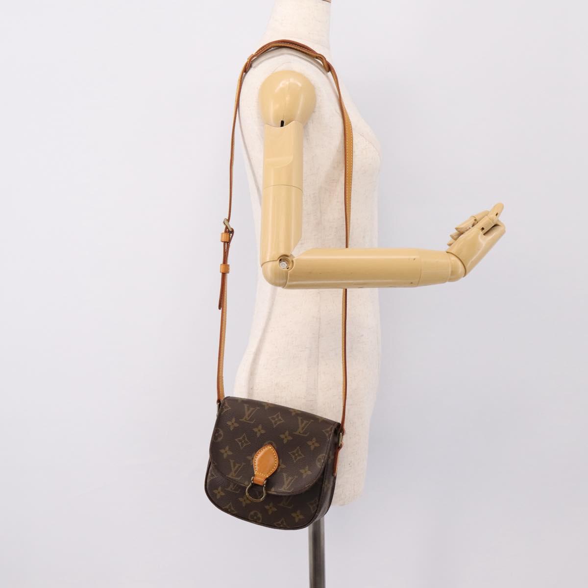 LOUIS VUITTON Monogram Saint Cloud PM Shoulder Bag M51244 LV Auth 201959A