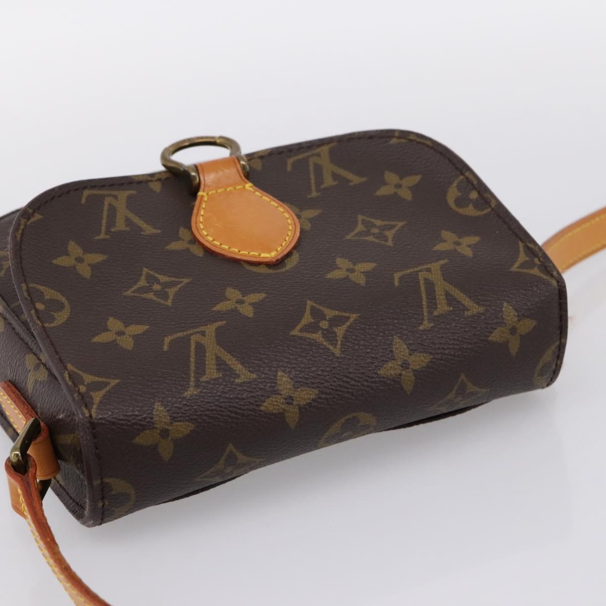 LOUIS VUITTON Monogram Saint Cloud PM Shoulder Bag M51244 LV Auth 201959A