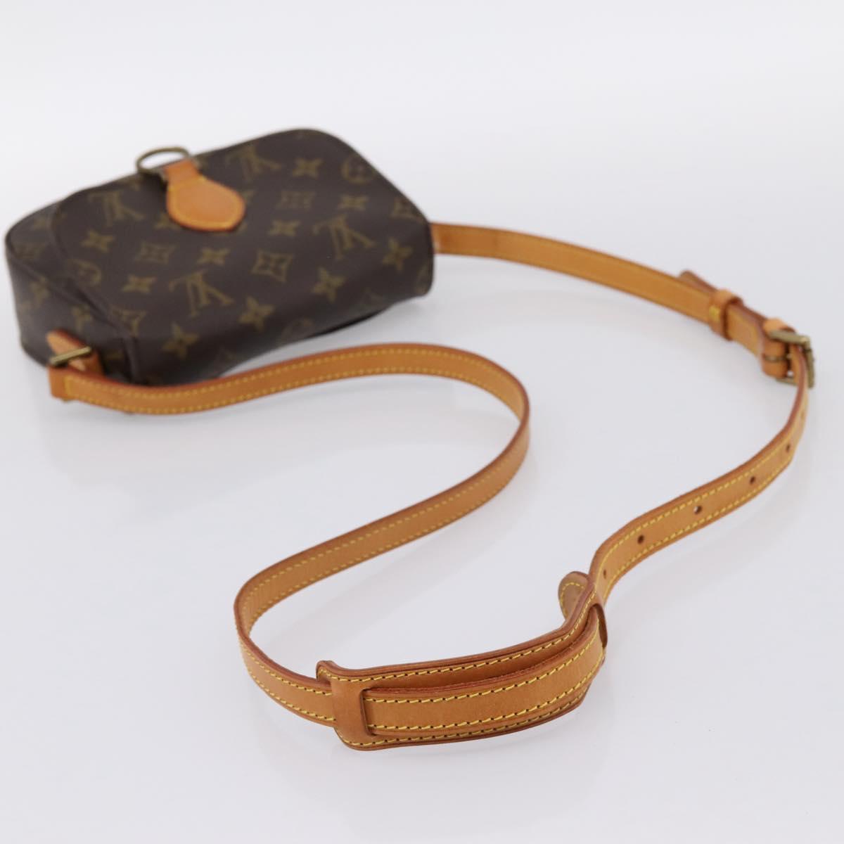 LOUIS VUITTON Monogram Saint Cloud PM Shoulder Bag M51244 LV Auth 201959A