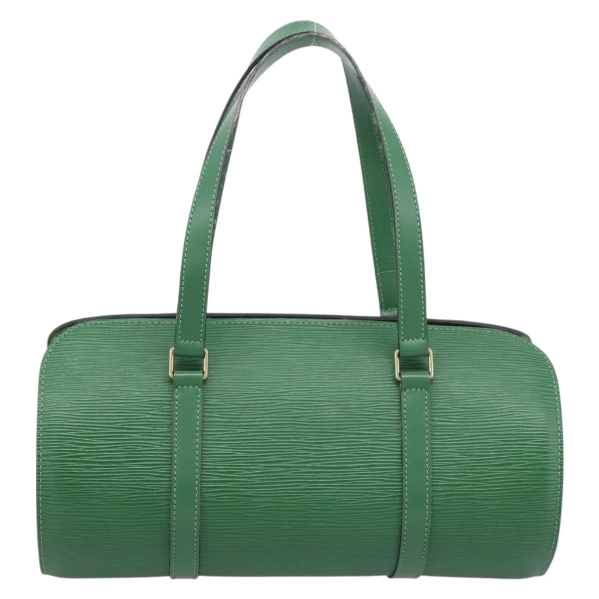 LOUIS VUITTON Epi Soufflot Hand Bag Green M52224 LV Auth 201968V
