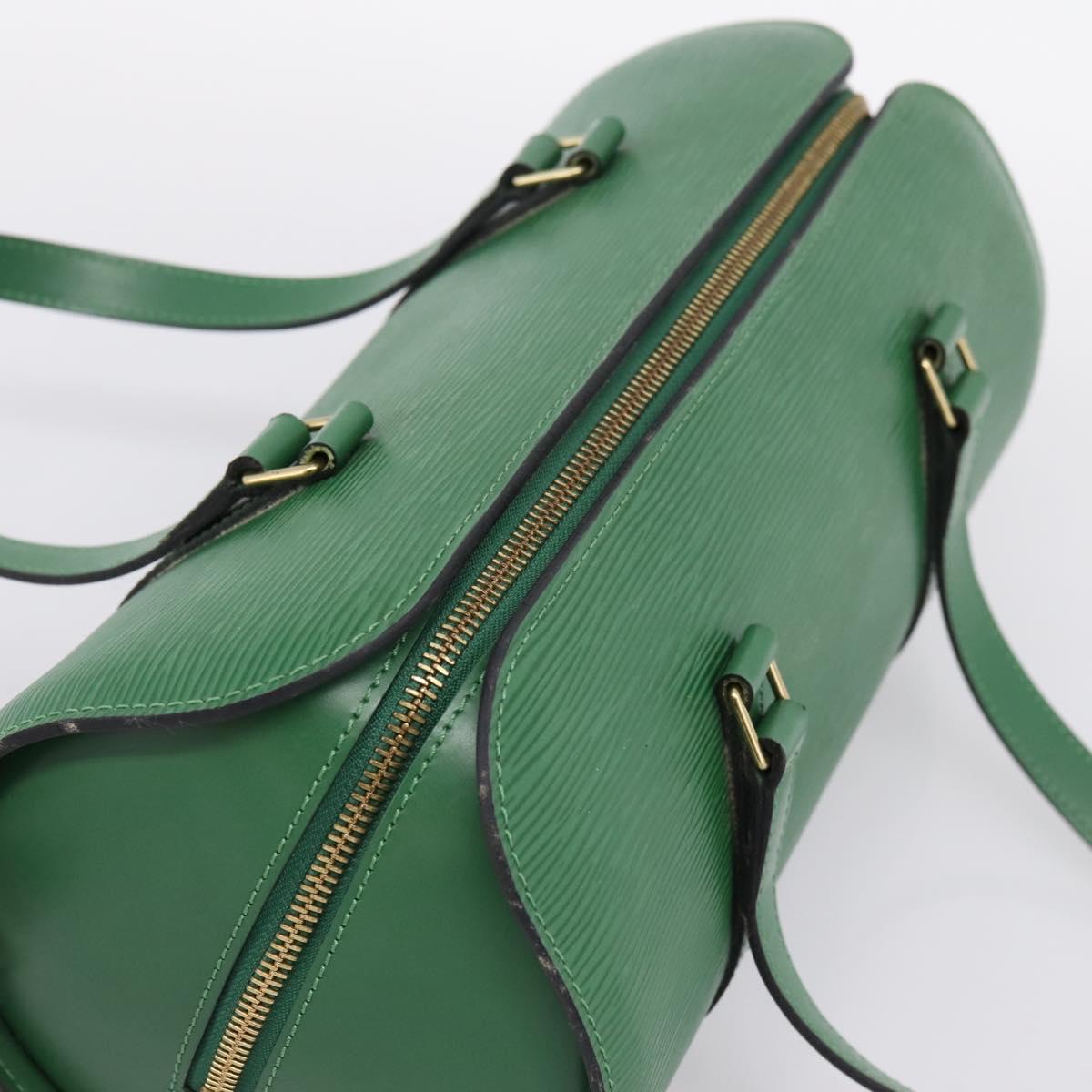 LOUIS VUITTON Epi Soufflot Hand Bag Green M52224 LV Auth 201968V