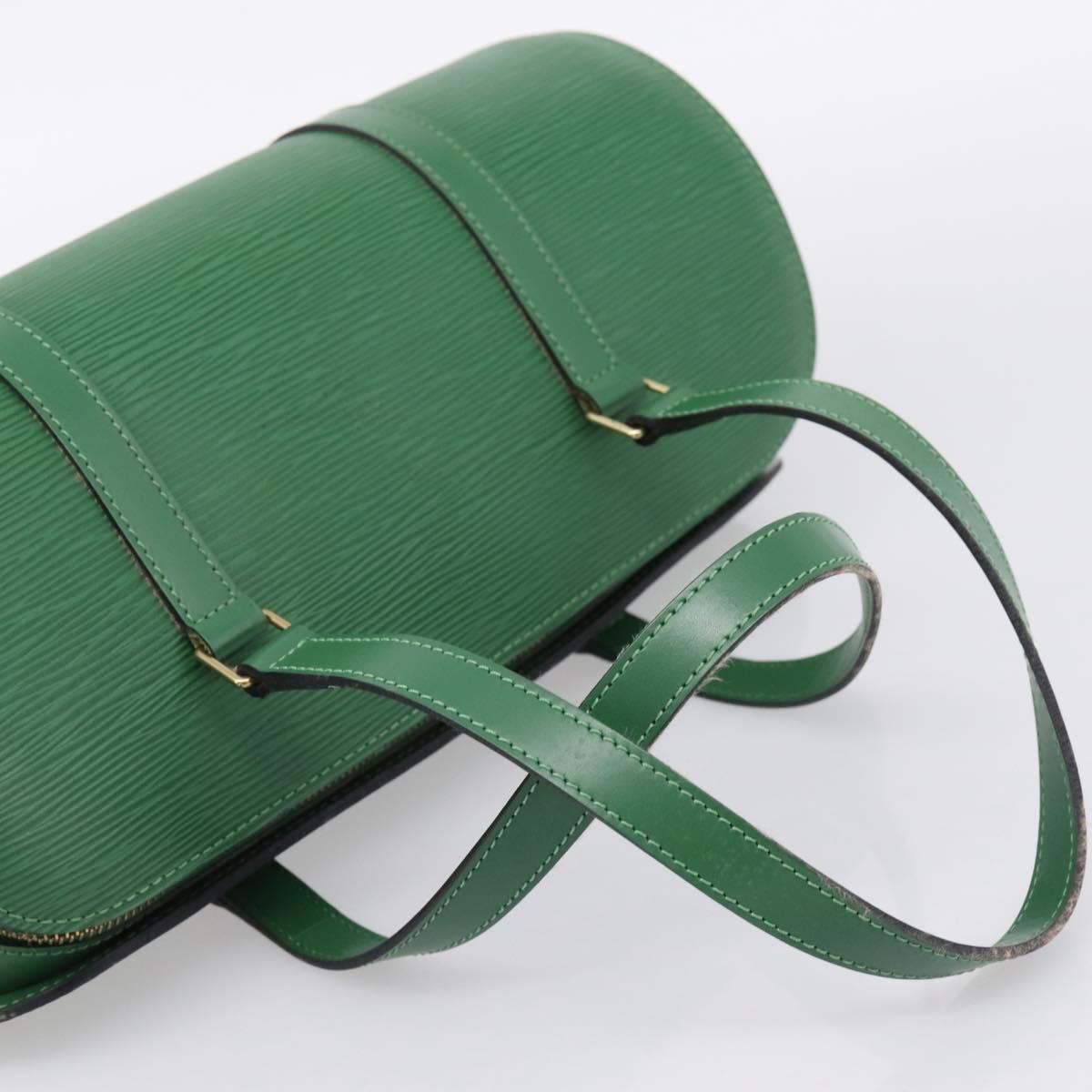 LOUIS VUITTON Epi Soufflot Hand Bag Green M52224 LV Auth 201968V