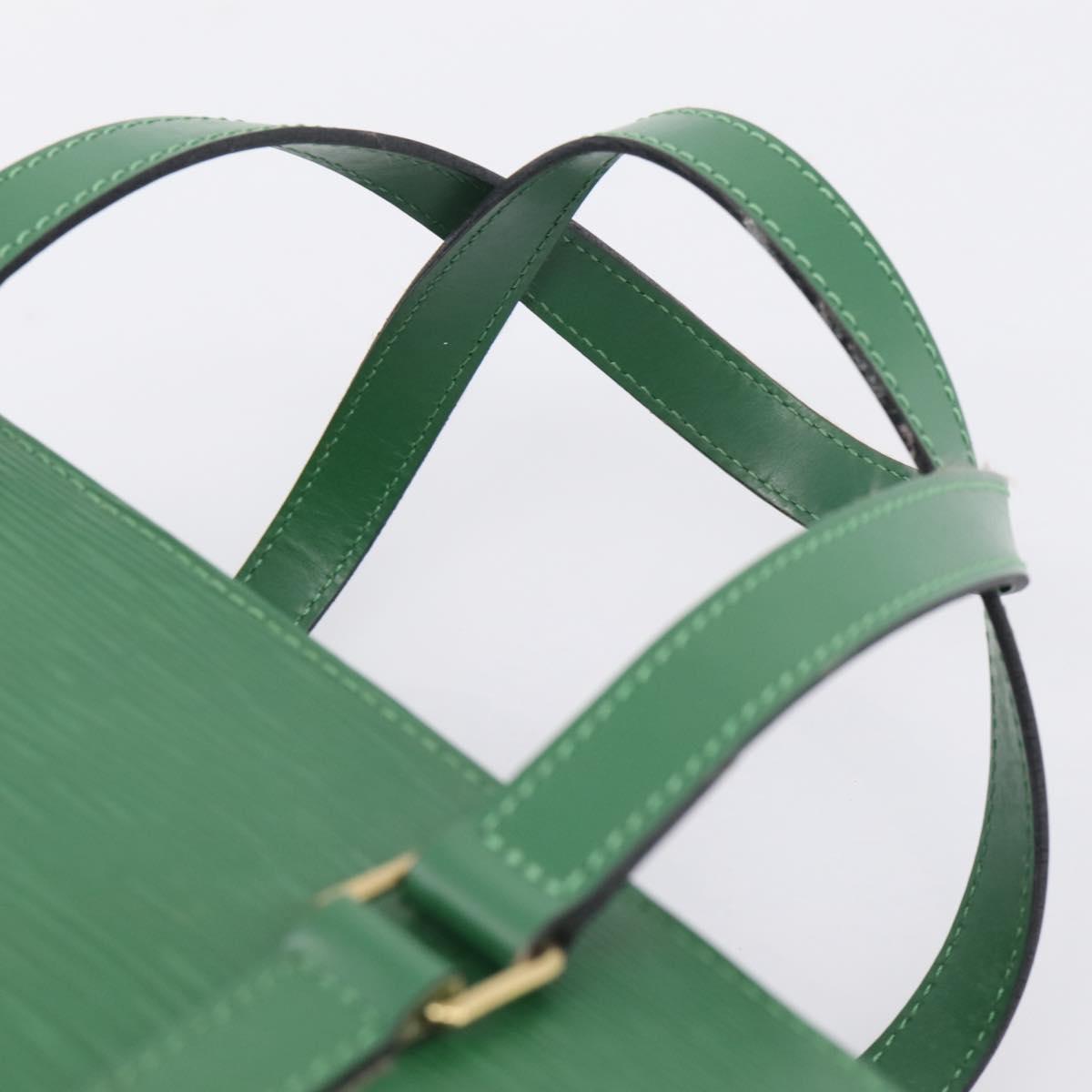 LOUIS VUITTON Epi Soufflot Hand Bag Green M52224 LV Auth 201968V