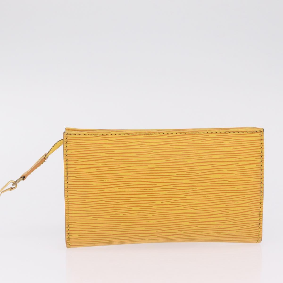 LOUIS VUITTON Epi Bucket PM Shoulder Bag SPO Yellow LV Auth 201976V