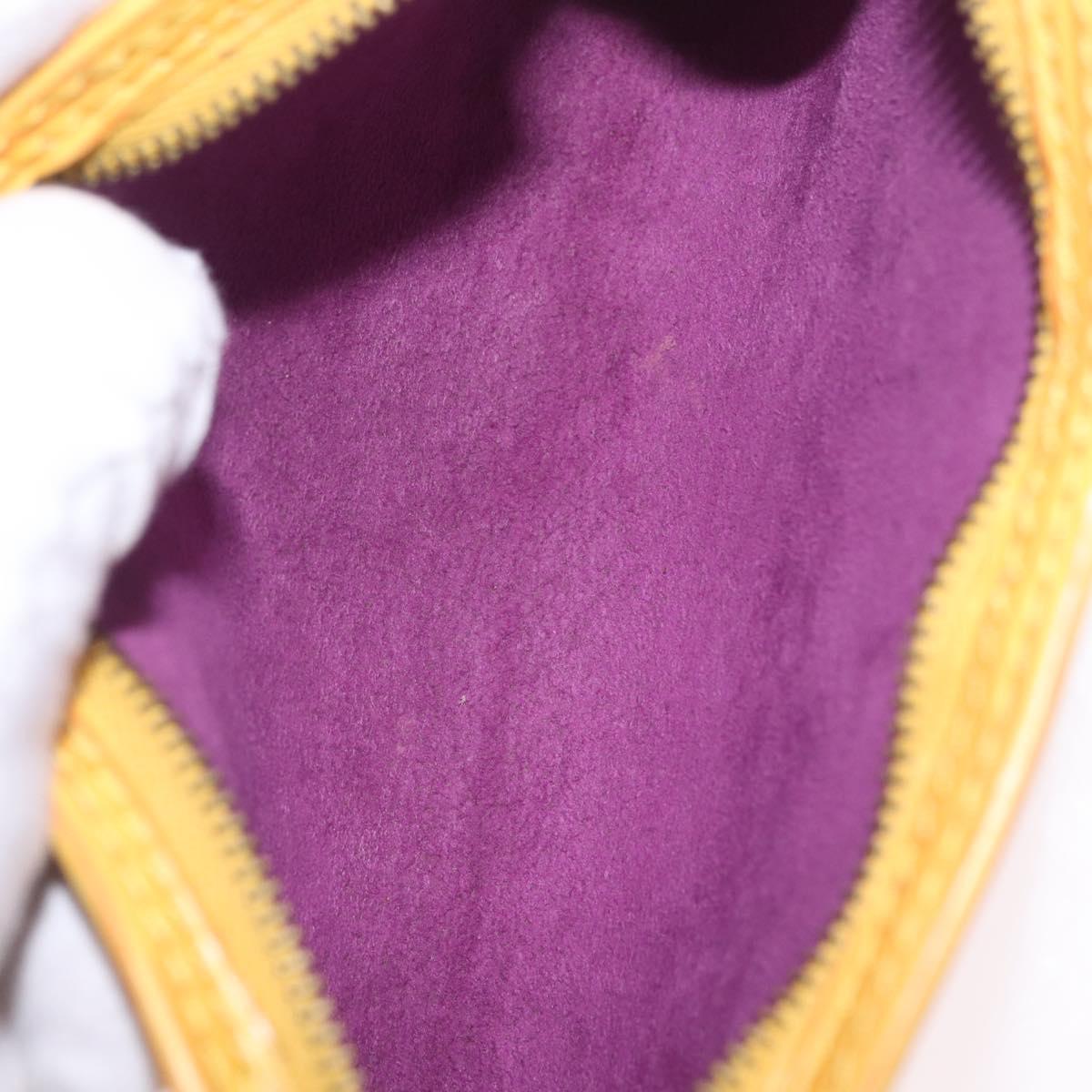 LOUIS VUITTON Epi Bucket PM Shoulder Bag SPO Yellow LV Auth 201976V