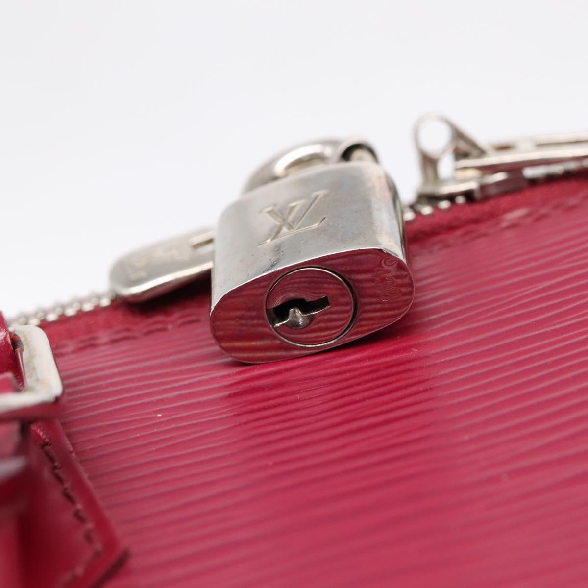 LOUIS VUITTON Epi Alma PM Hand Bag Fuchsia M40490 LV Auth 201977A