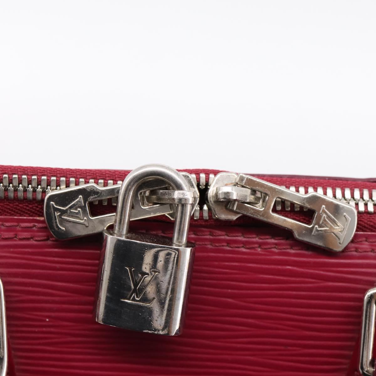 LOUIS VUITTON Epi Alma PM Hand Bag Fuchsia M40490 LV Auth 201977A