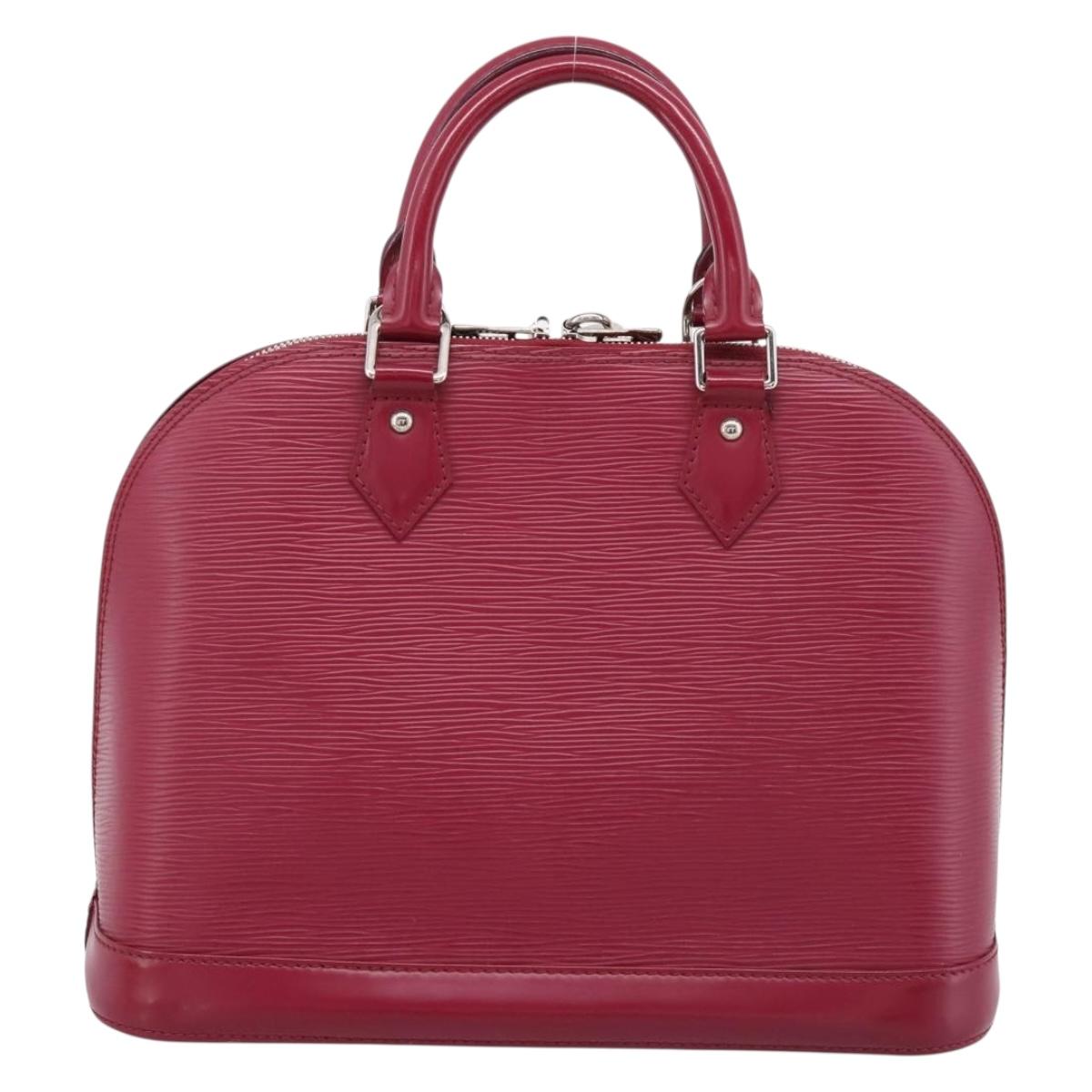 LOUIS VUITTON Epi Alma PM Hand Bag Fuchsia M40490 LV Auth 201977A