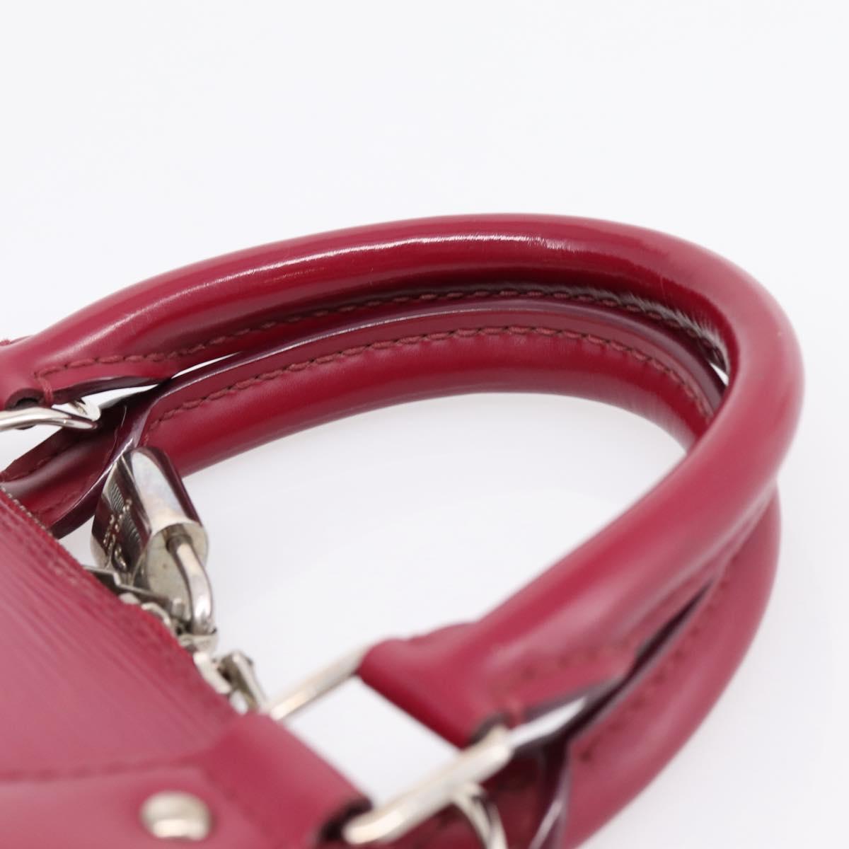 LOUIS VUITTON Epi Alma PM Hand Bag Fuchsia M40490 LV Auth 201977A