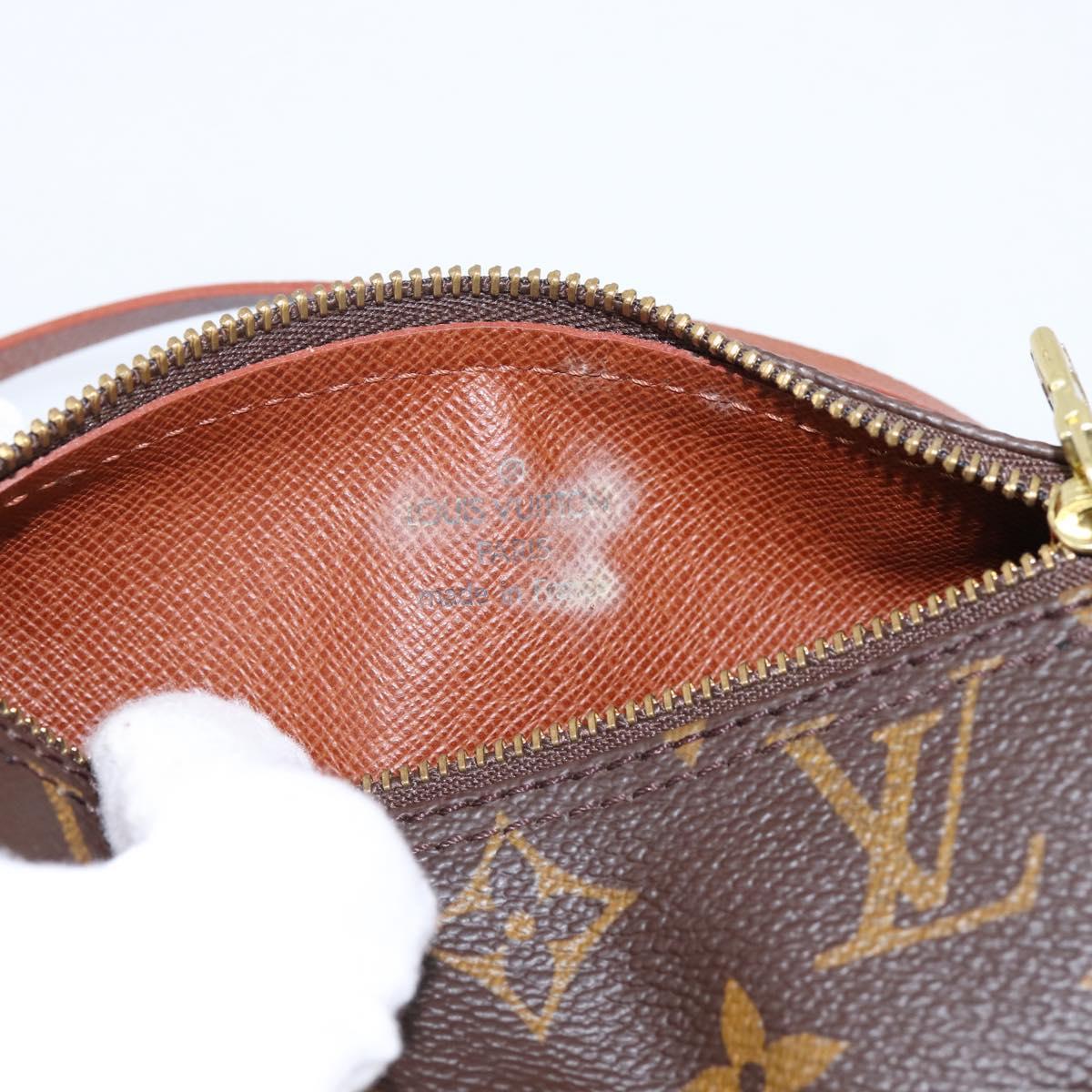 LOUIS VUITTON Monogram Papillon Pouch LV Auth 201993