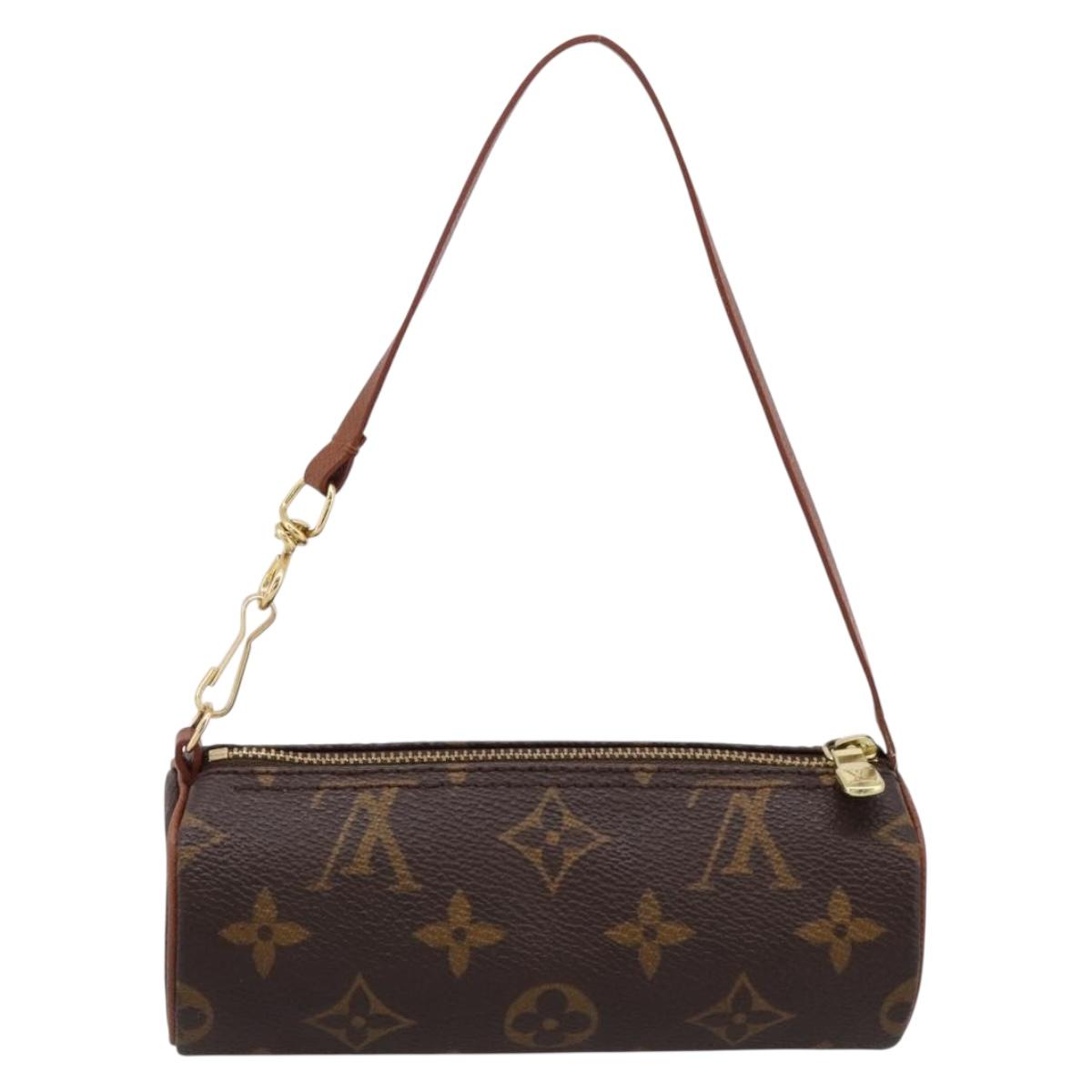 LOUIS VUITTON Monogram Papillon Pouch LV Auth 201993