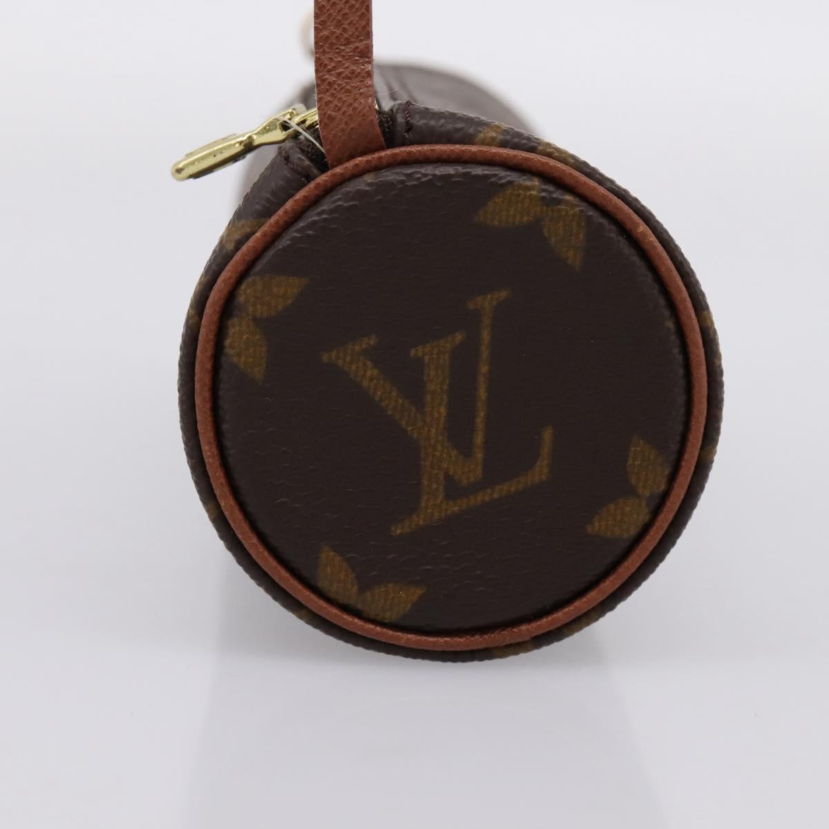 LOUIS VUITTON Monogram Papillon Pouch LV Auth 201993