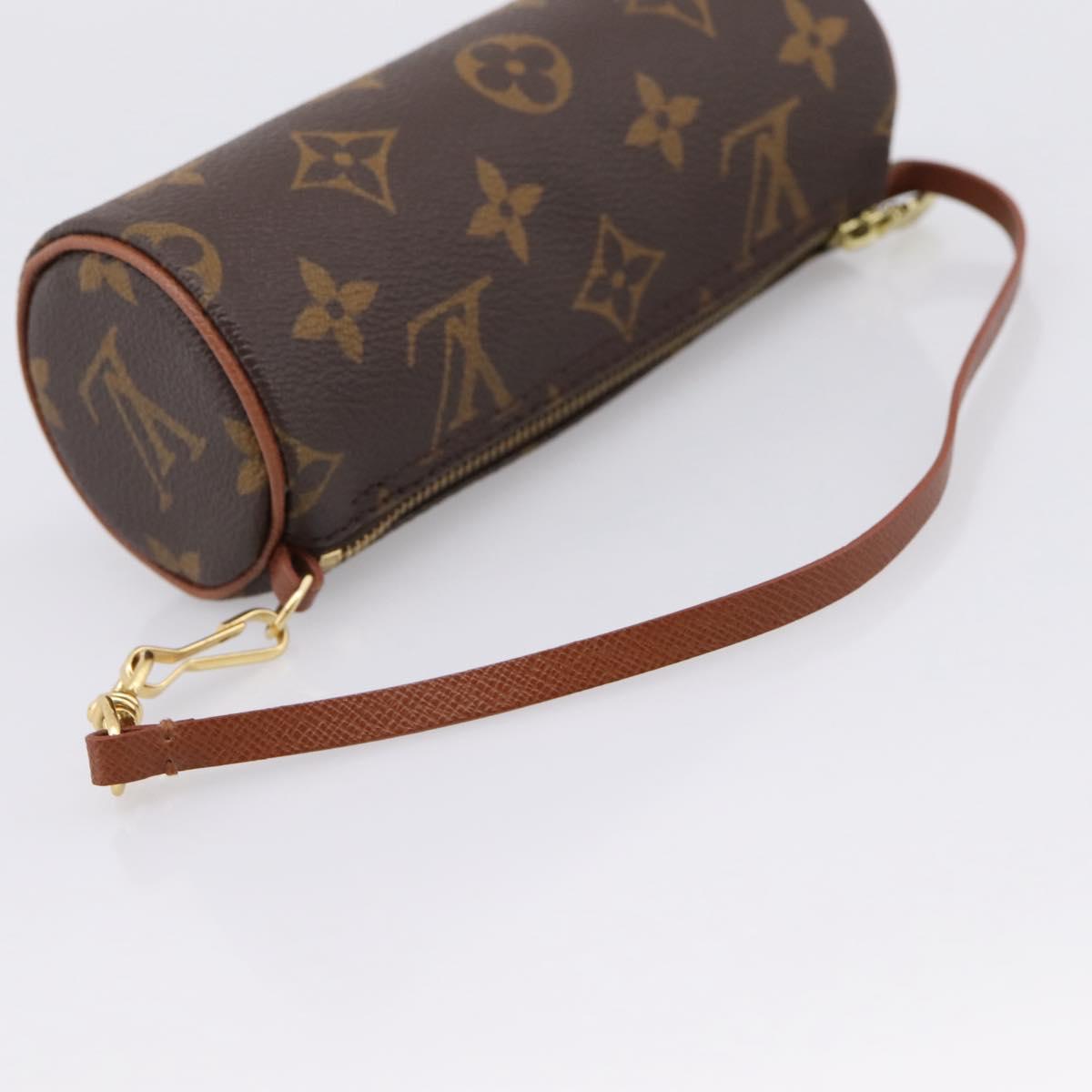 LOUIS VUITTON Monogram Papillon Pouch LV Auth 201993