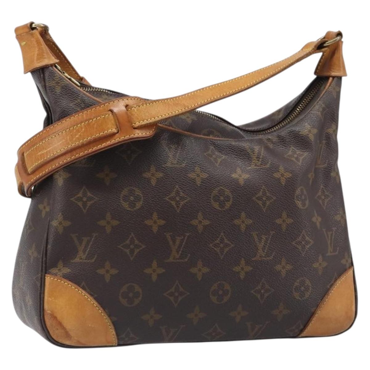 LOUIS VUITTON Monogram Boulogne 30 Shoulder Bag M51265 LV Auth 201996
