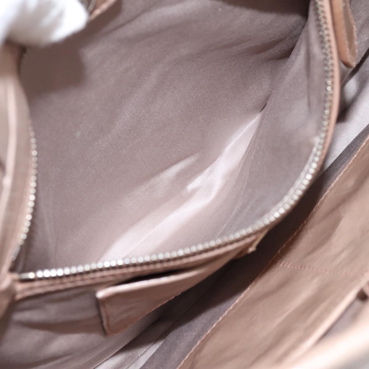 Miu Miu Hand Bag Vitellolux 2way Pink Silver Auth 202001A