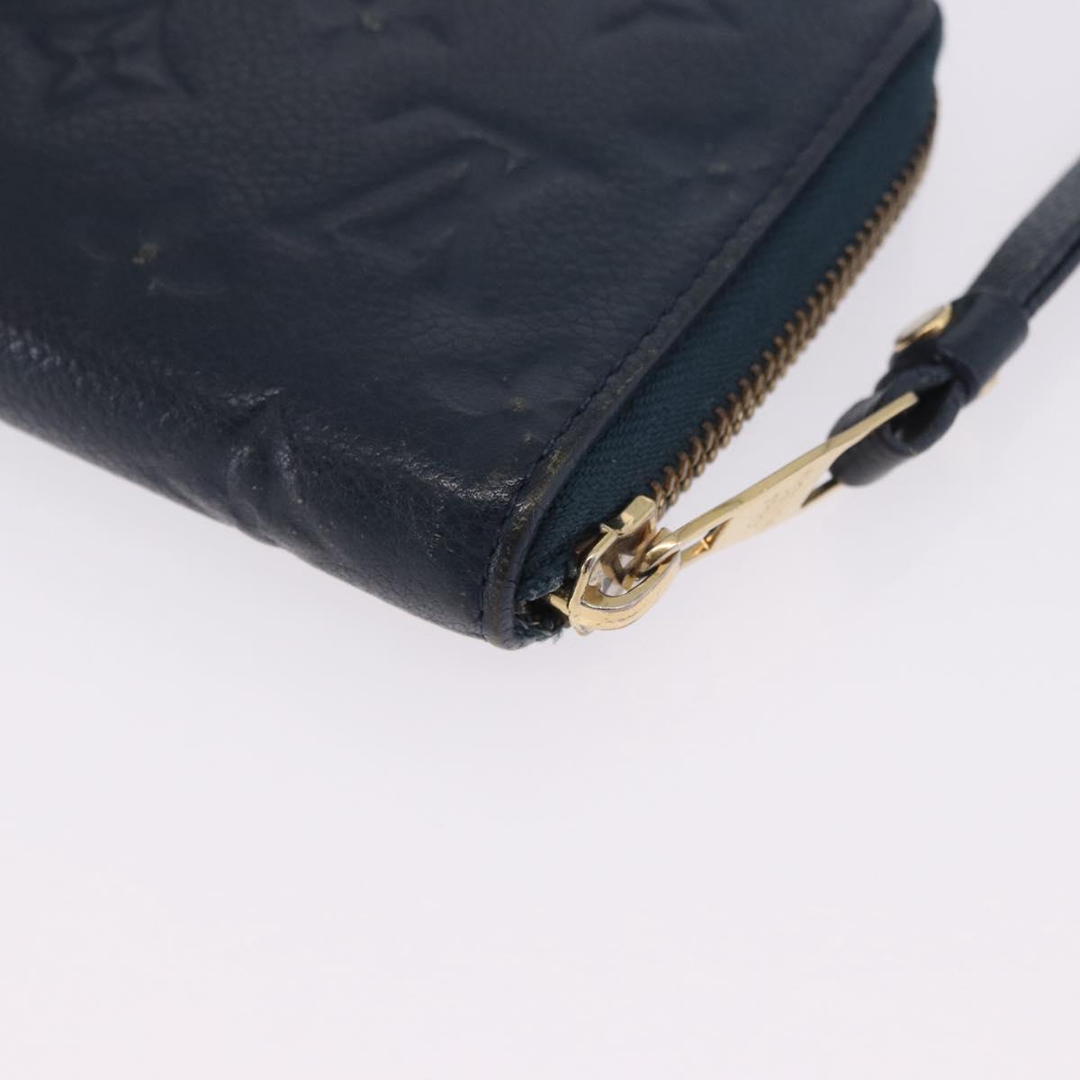 LOUIS VUITTON Empreinte Portefeuille Secret Compact Wallet M93430 LV Auth 202007