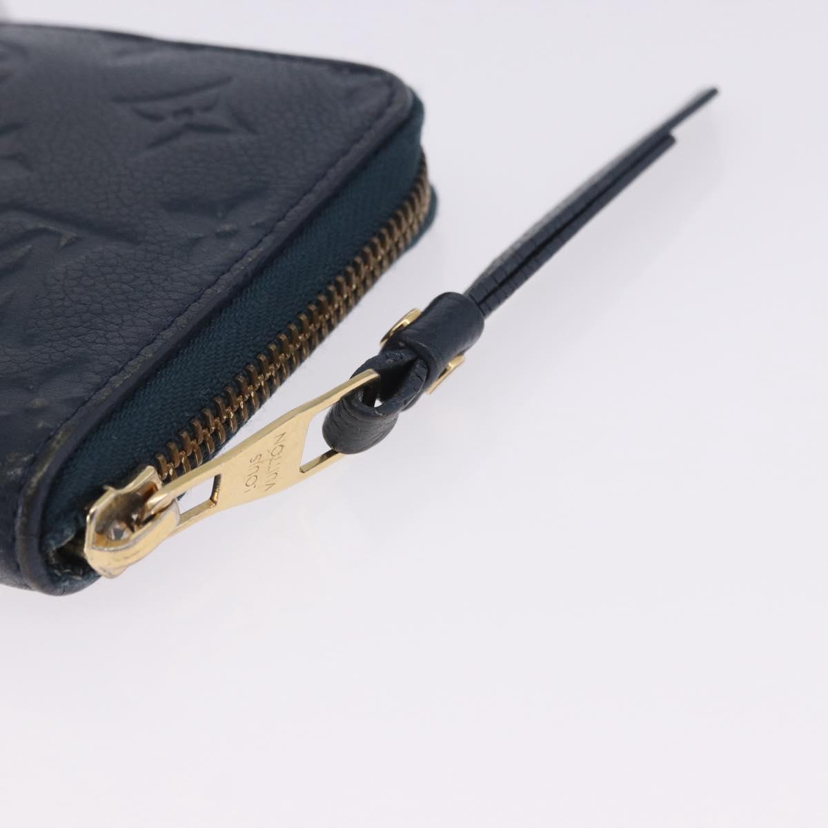 LOUIS VUITTON Empreinte Portefeuille Secret Compact Wallet M93430 LV Auth 202007