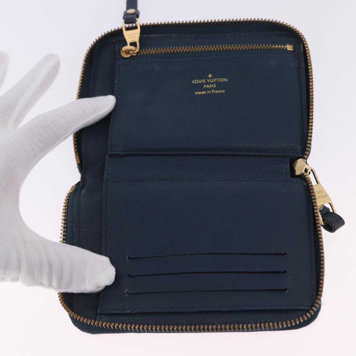 LOUIS VUITTON Empreinte Portefeuille Secret Compact Wallet M93430 LV Auth 202007