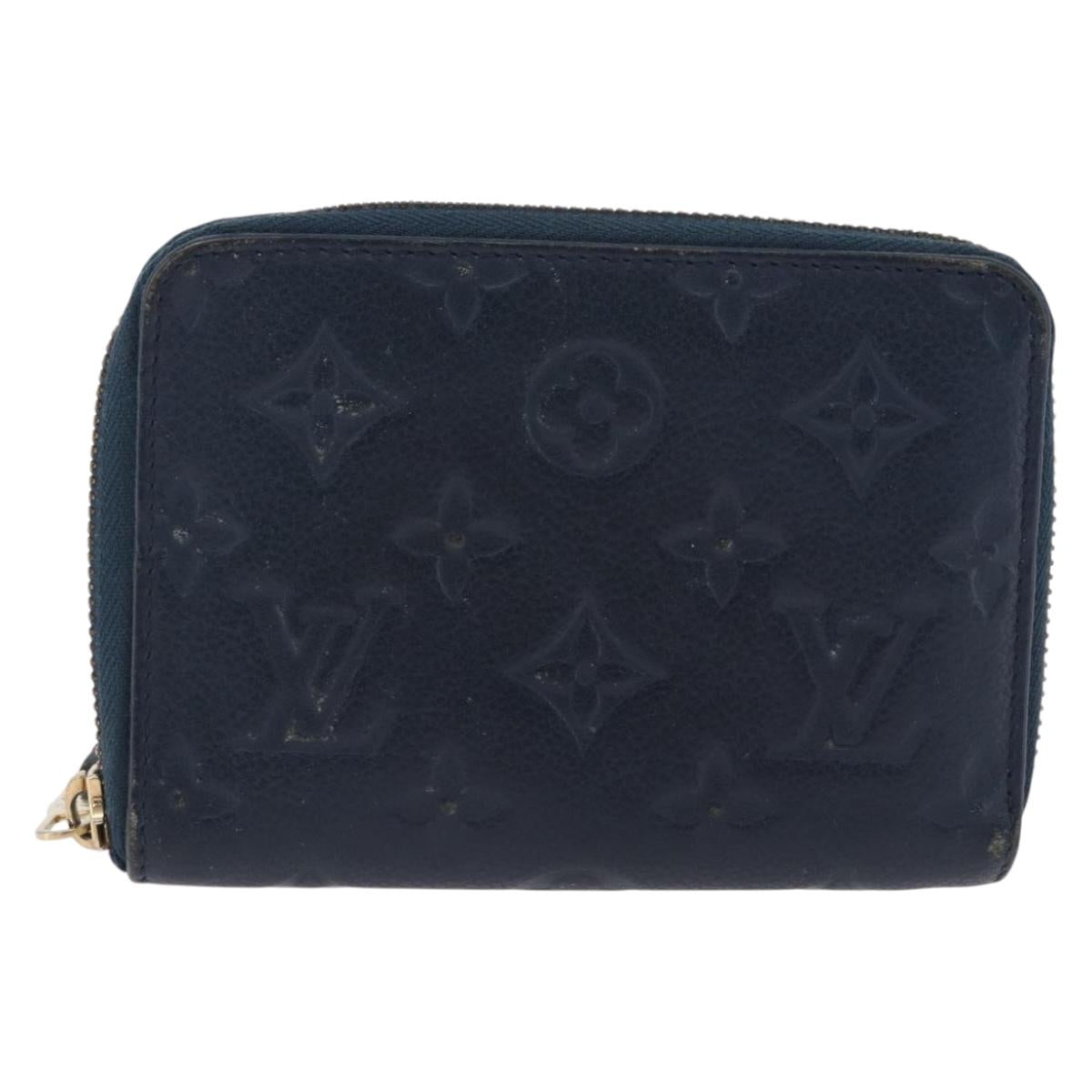 LOUIS VUITTON Empreinte Portefeuille Secret Compact Wallet M93430 LV Auth 202007