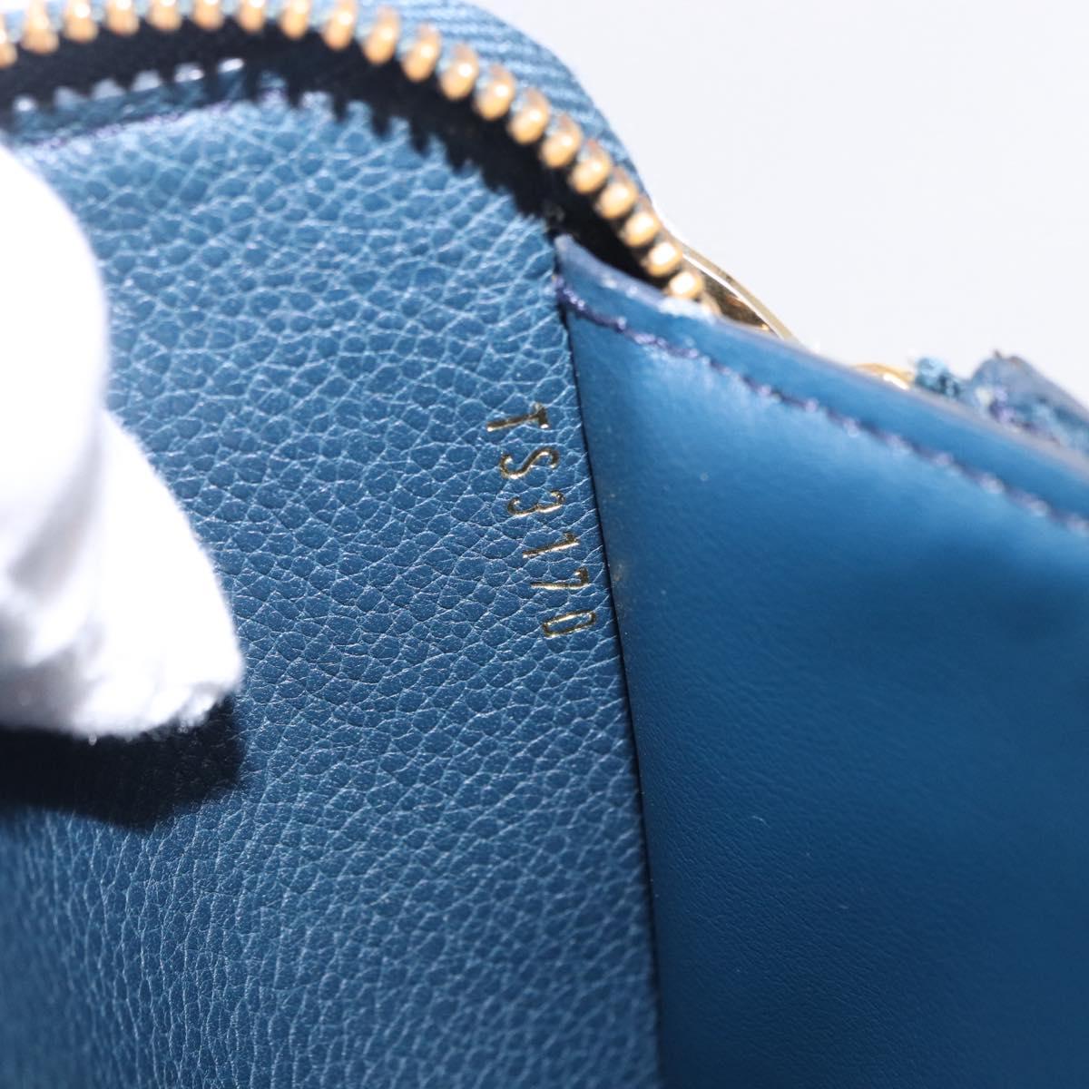 LOUIS VUITTON Empreinte Portefeuille Secret Compact Wallet M93430 LV Auth 202007