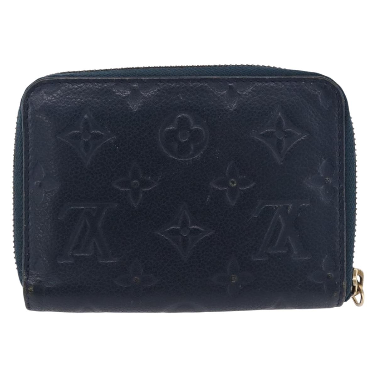 LOUIS VUITTON Empreinte Portefeuille Secret Compact Wallet M93430 LV Auth 202007