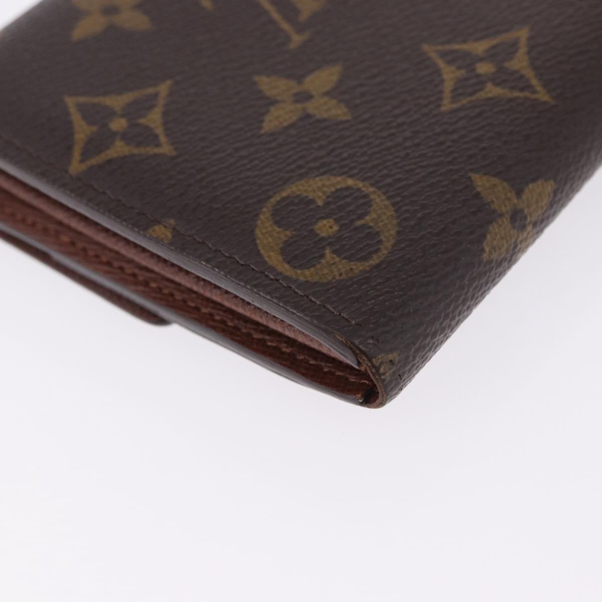 LOUIS VUITTON Monogram Portefeuille Sarah Long Wallet M61734 LV Auth 202008