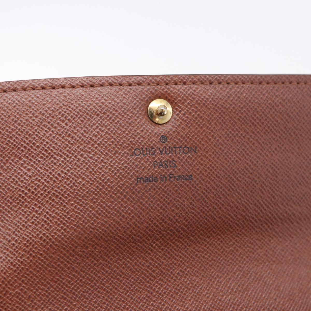 LOUIS VUITTON Monogram Portefeuille Sarah Long Wallet M61734 LV Auth 202008