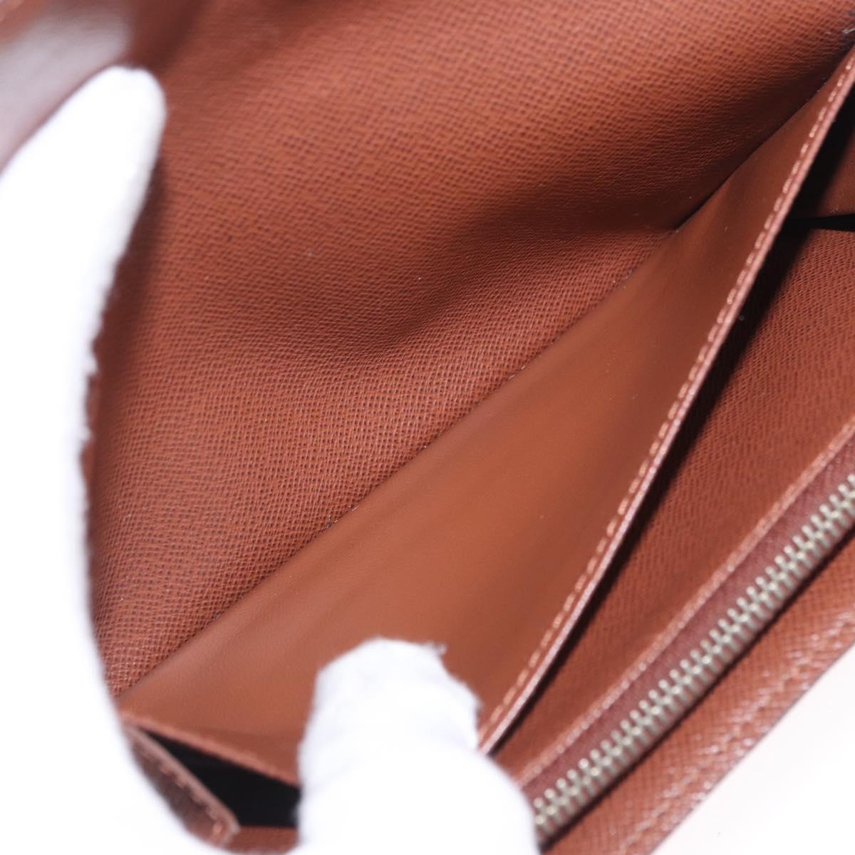 LOUIS VUITTON Monogram Portefeuille Sarah Long Wallet M61734 LV Auth 202008
