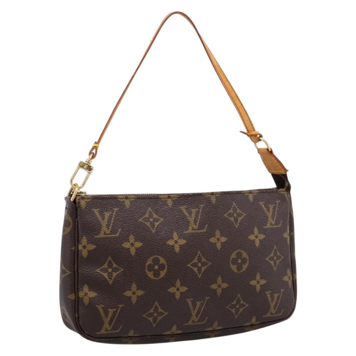 LOUIS VUITTON Monogram Pochette Accessoires Pouch M51980 LV Auth 202009