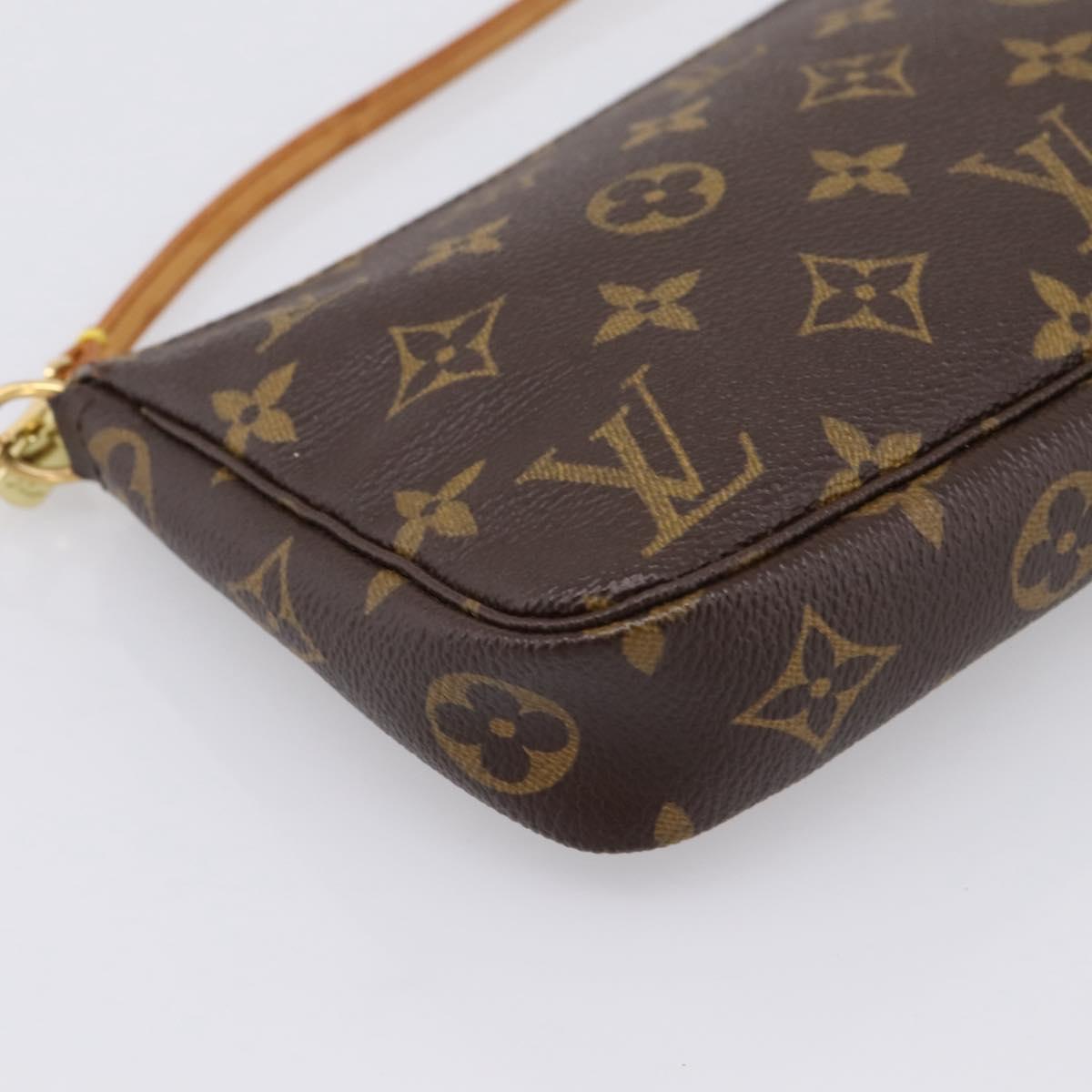 LOUIS VUITTON Monogram Pochette Accessoires Pouch M51980 LV Auth 202009