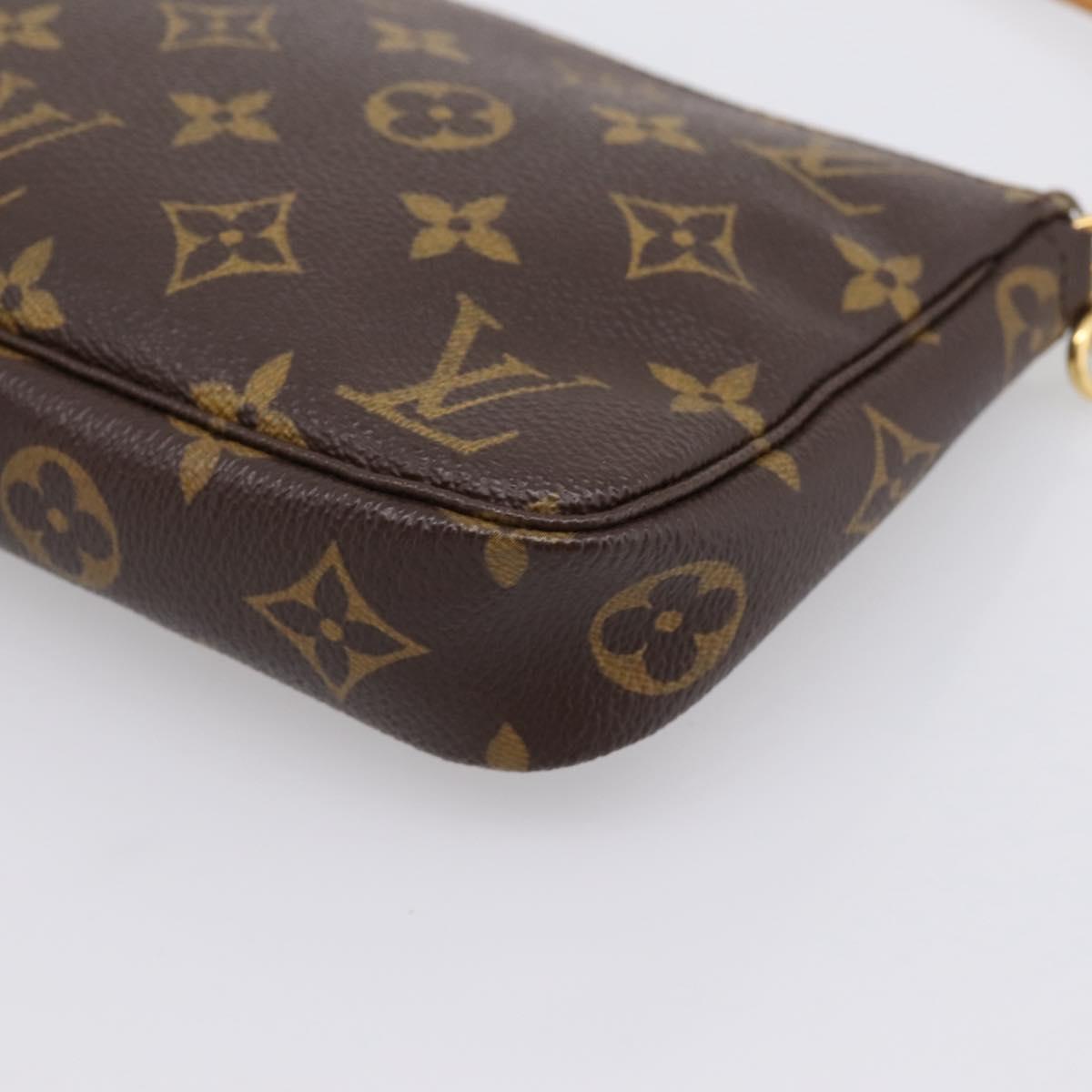 LOUIS VUITTON Monogram Pochette Accessoires Pouch M51980 LV Auth 202009