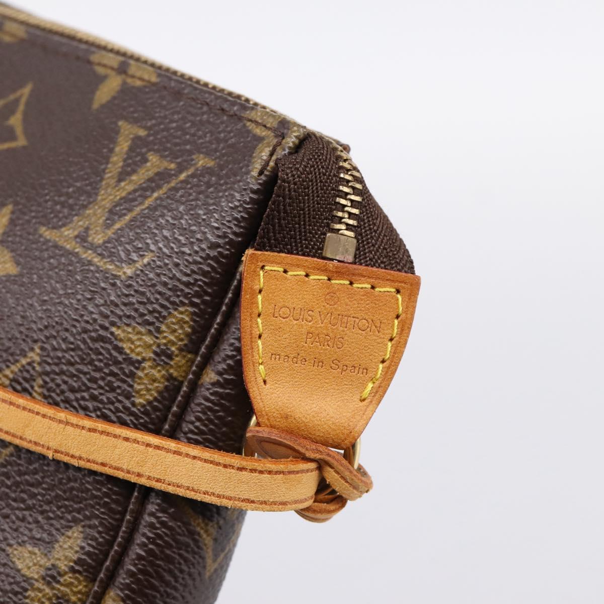 LOUIS VUITTON Monogram Pochette Accessoires Pouch M51980 LV Auth 202009