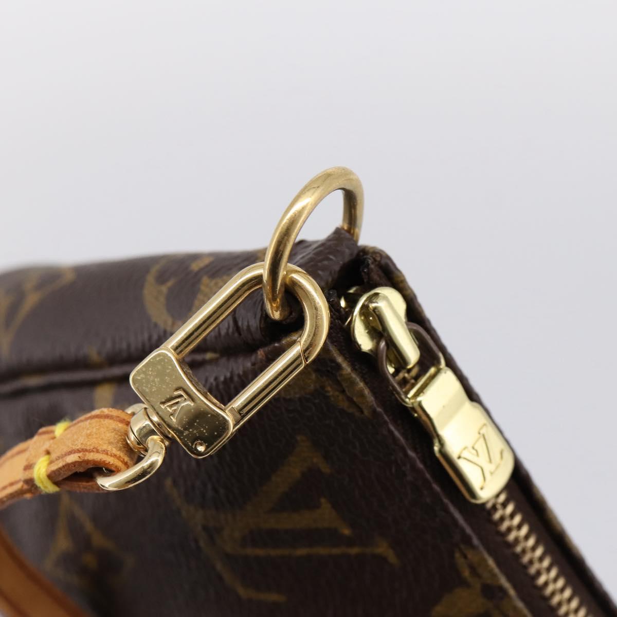 LOUIS VUITTON Monogram Pochette Accessoires Pouch M51980 LV Auth 202009