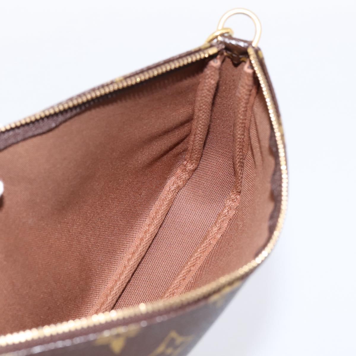 LOUIS VUITTON Monogram Pochette Accessoires Pouch M51980 LV Auth 202009