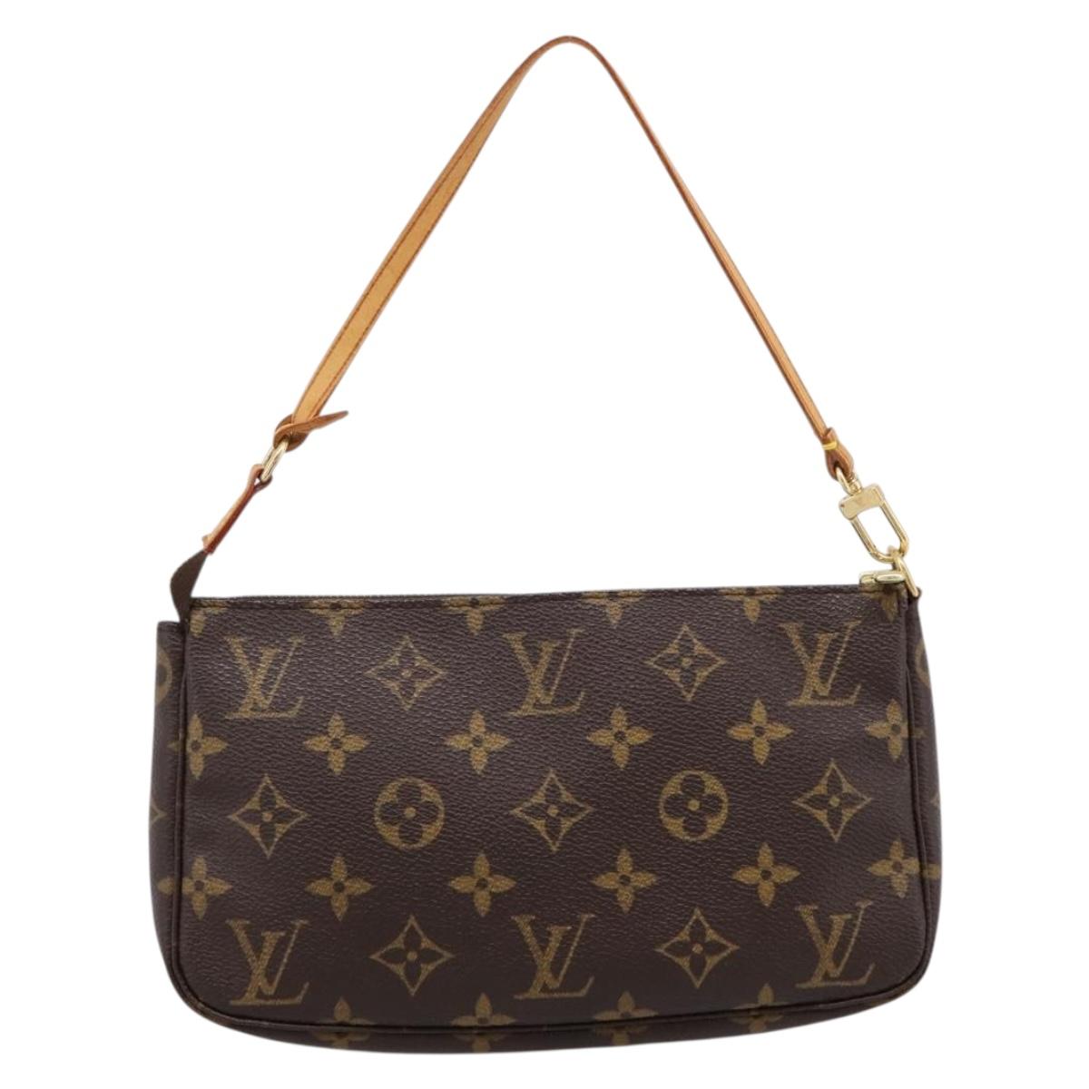 LOUIS VUITTON Monogram Pochette Accessoires Pouch M51980 LV Auth 202009