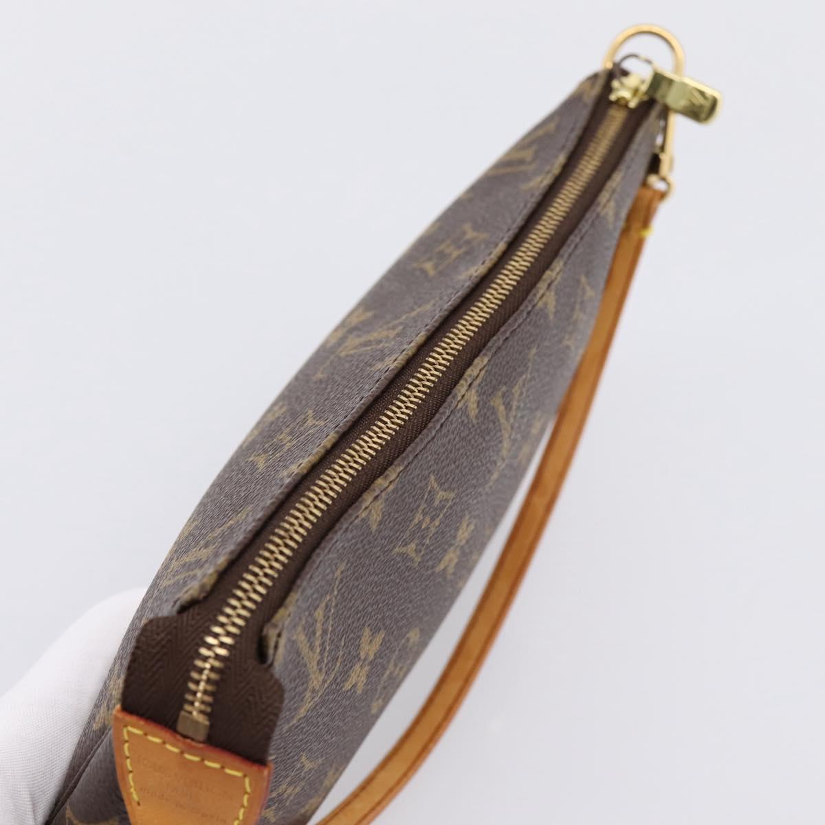 LOUIS VUITTON Monogram Pochette Accessoires Pouch M51980 LV Auth 202009