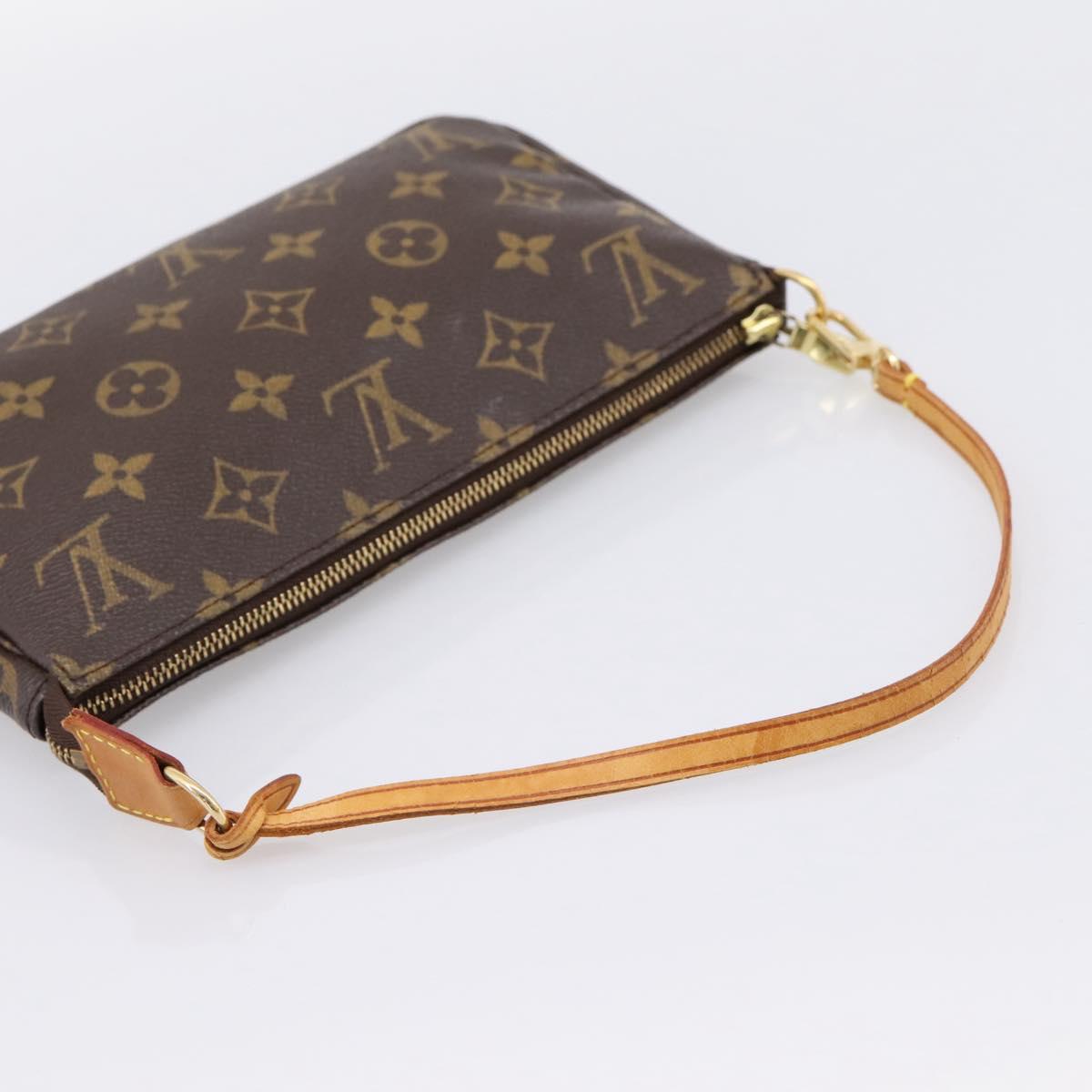 LOUIS VUITTON Monogram Pochette Accessoires Pouch M51980 LV Auth 202009