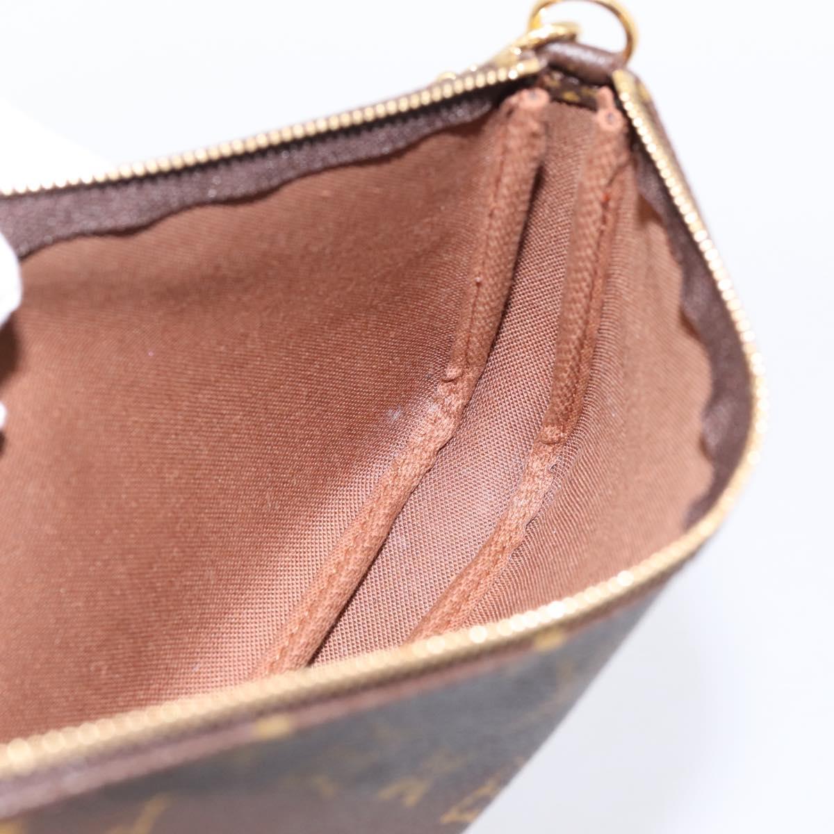 LOUIS VUITTON Monogram Pochette Accessoires Pouch M51980 LV Auth 202010V