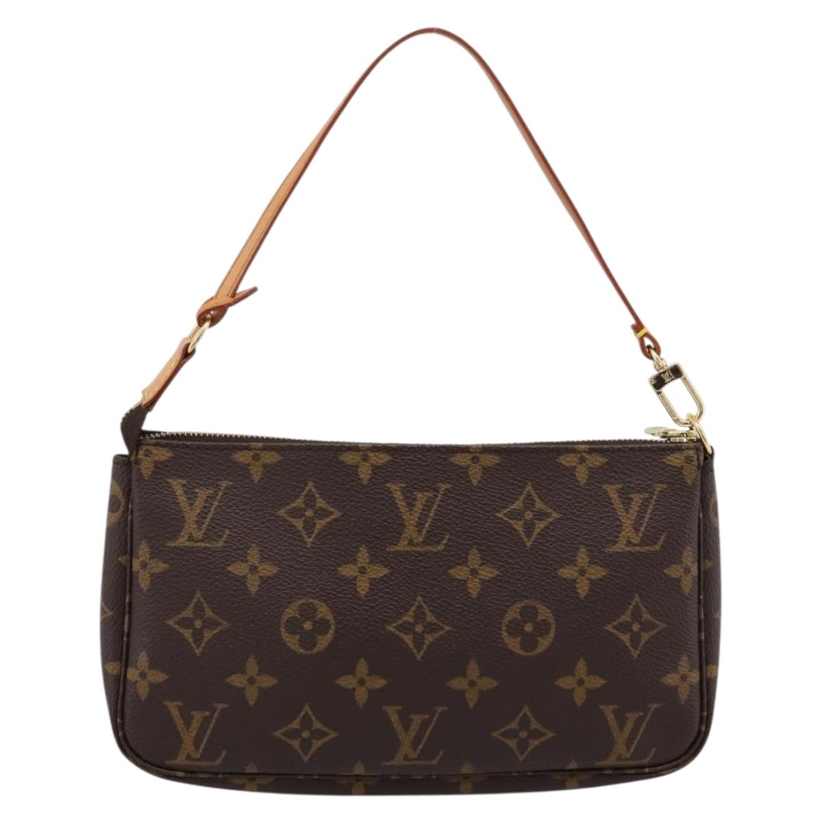 LOUIS VUITTON Monogram Pochette Accessoires Pouch M51980 LV Auth 202010V