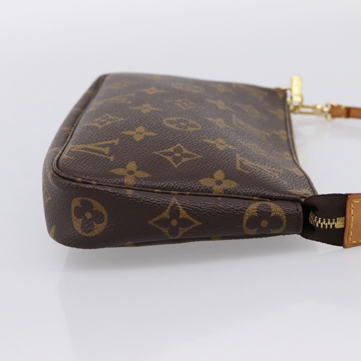 LOUIS VUITTON Monogram Pochette Accessoires Pouch M51980 LV Auth 202010V