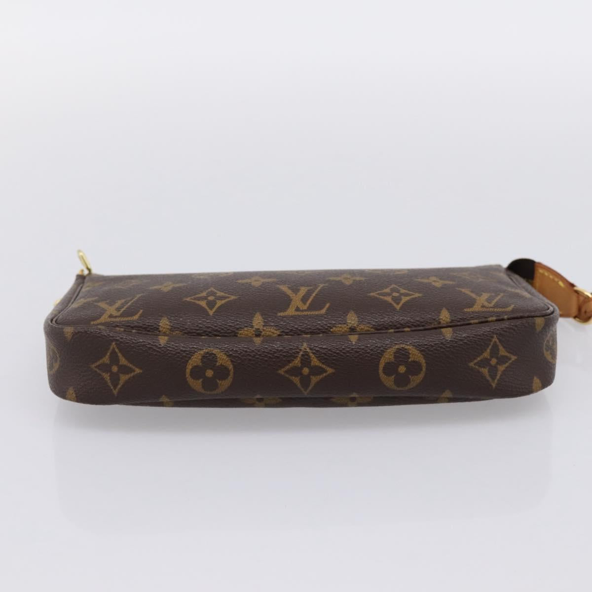LOUIS VUITTON Monogram Pochette Accessoires Pouch M51980 LV Auth 202010V