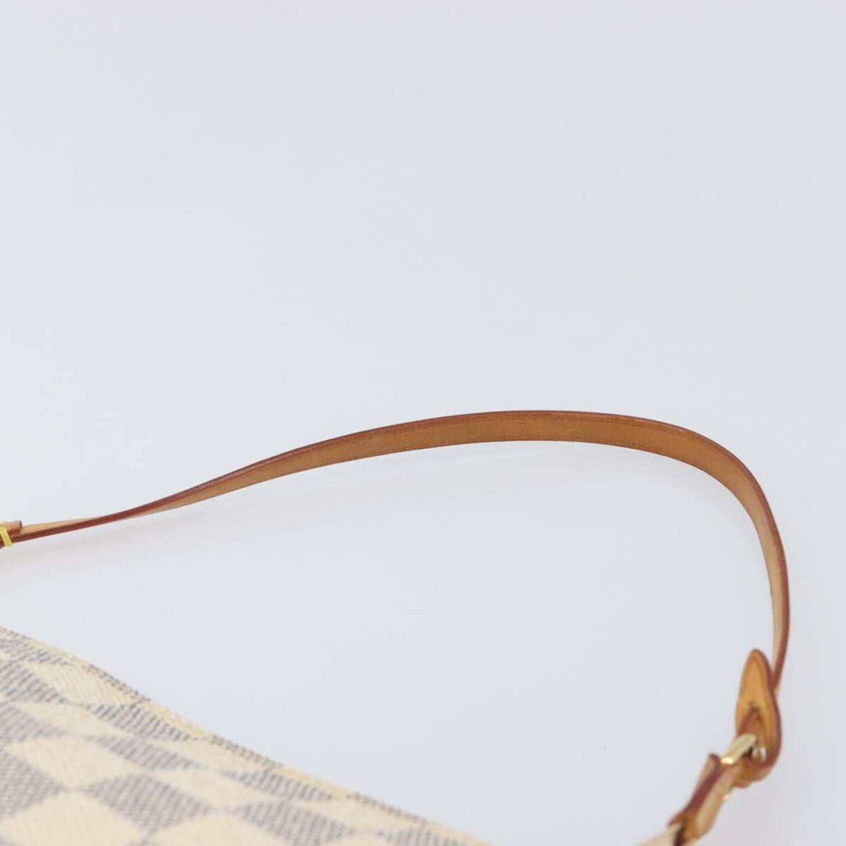 LOUIS VUITTON Damier Azur Pochette Accessoires Pouch N41207 LV Auth 202011